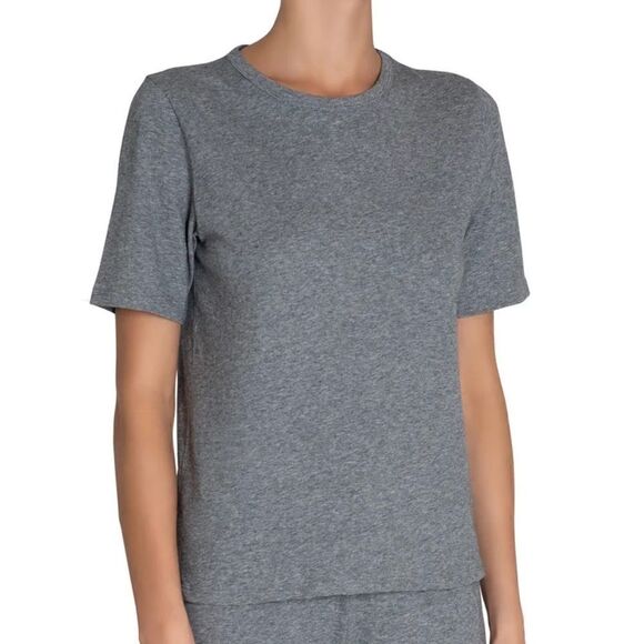 NWT Eberjey Charlie Siesta Top Grey - Picture 1 of 6
